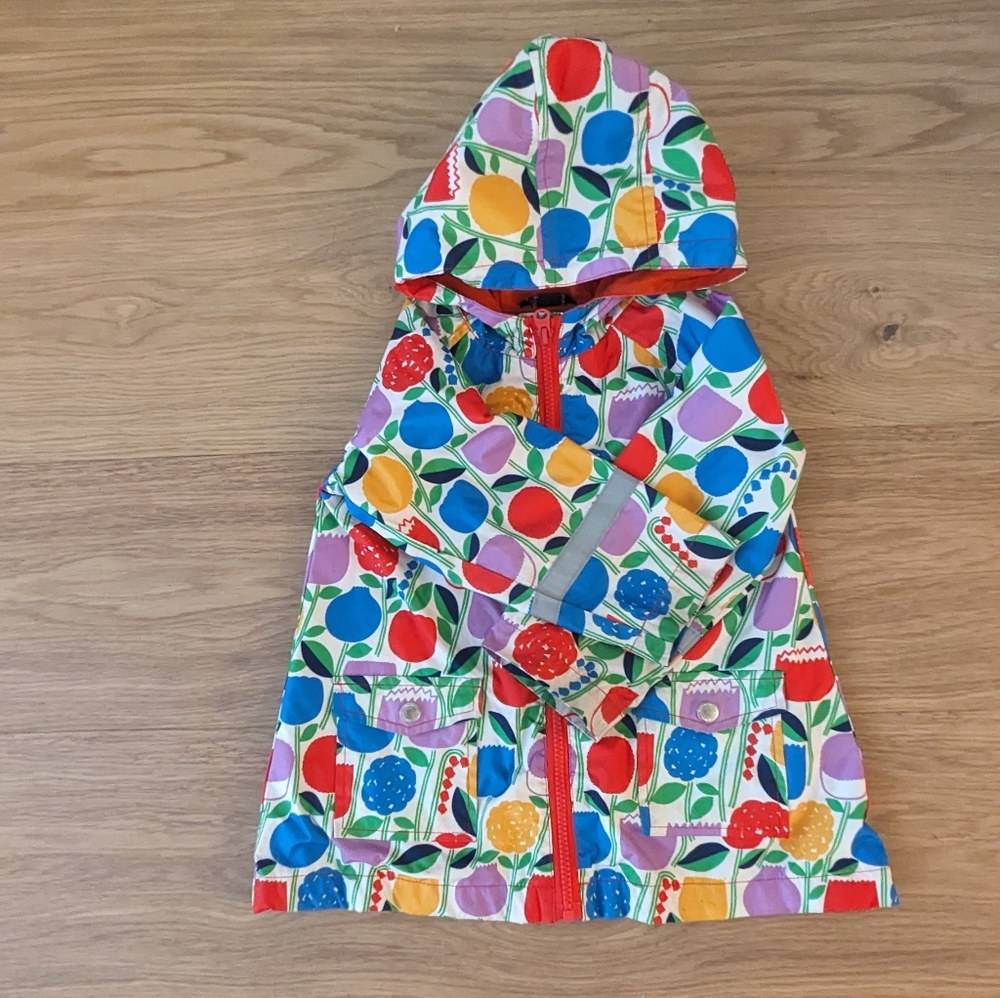 Marimekko floral raincoat 3T